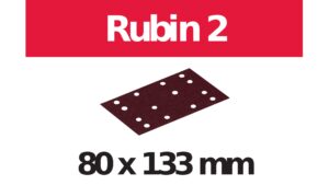 Материал шлифовальный Festool (фестул) Rubin II P 220. компл. из 50 шт. STF 80X133 P220 RU2/50, арт. 499053