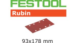 Материал шлифовальный Festool (фестул) Rubin P 50, компл. из 50 шт. STF-93x178/8-P50-RU/50, арт. 484390
