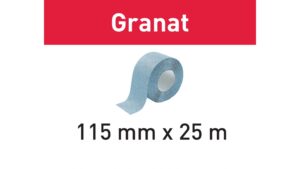 Шлифовальный материал Festool (фестул) Granat P40. рулон 25 м 115x25m P40 GR, арт. 201103