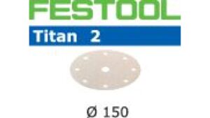 Шлифовальный материал Festool (фестул) Titan II P 360, комплект из 100 шт. STF-D150/8-P360-TIW/100, арт. 492344